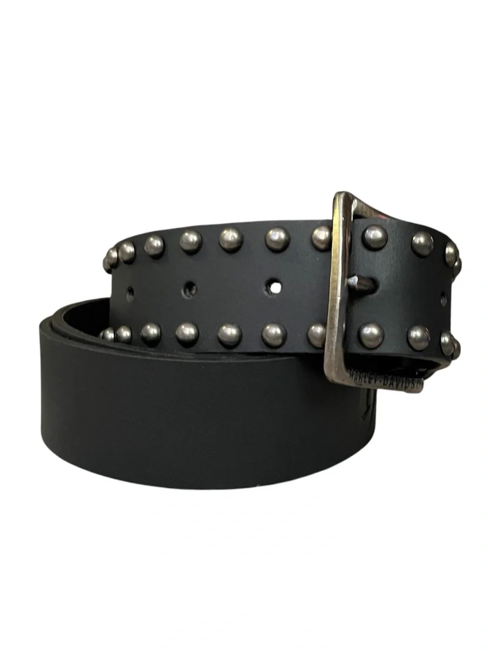 Harley-Davidson Unisex Rockin’ Rose Studded Genuine Leather Belt, Medium
